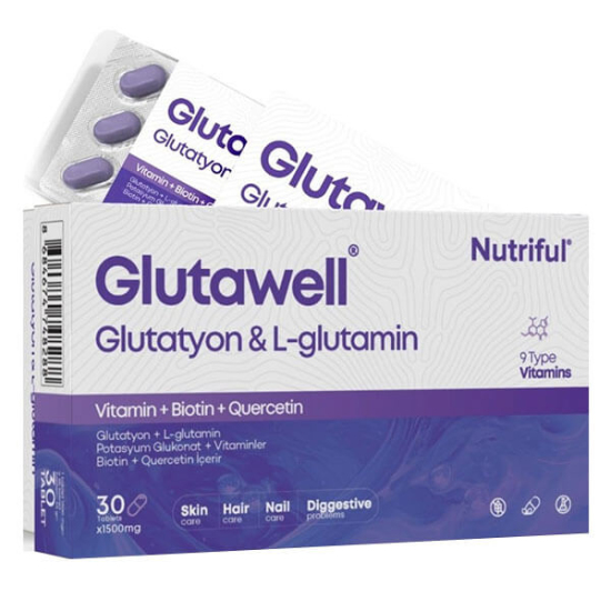  Nutriful Glutawell Glutatyon 30 Tablet ve Farmanow Collagen Up Macun 250 gr İkili Set - 1
