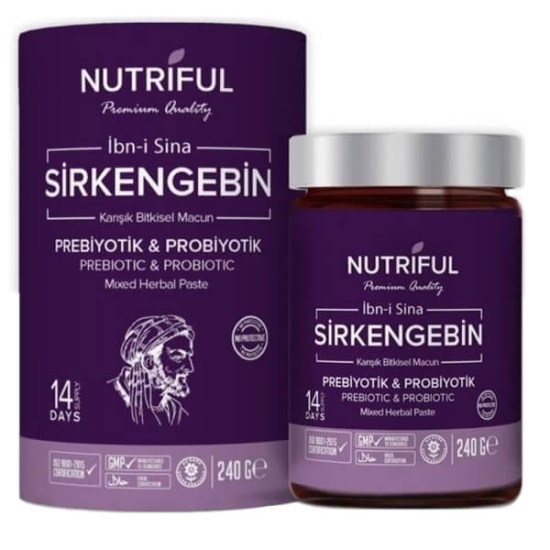  Nutriful İbn İ Sina Sirkengebin Prebiotik Form Karışık Bitkisel Macun 240 gr - 1