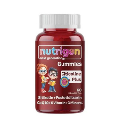 Nutrigen Gummies Citicoline Plus 60 Çiğnenebilir Form - Nutrigen