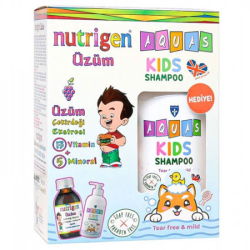 Nutrigen Üzüm Pediatrik Şurup 200 ml + Aquas Kids Şampuan 250 ml Hediyeli - Nutrigen