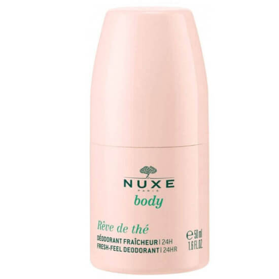 Nuxe Body 24 saat etkili deodorant 50 ml, alkolsüz roll-on; alum ve gümüş pudrası ile beyaz iz bırakmadan koku nötralize eder- 1