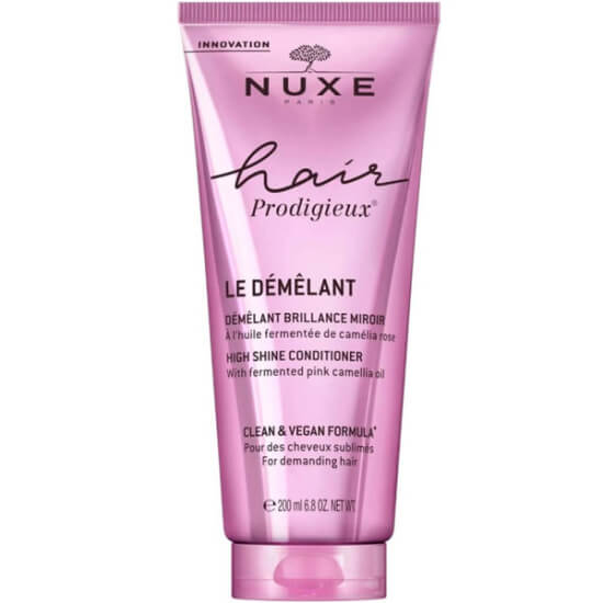 Nuxe Hair Prodigieux Le Demelant yoğun parlaklık veren saç kremi 200 ml pembe kamelya içerikli saç bakım kremi- 1