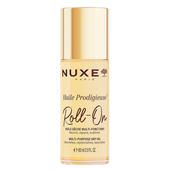 Nuxe Huile Prodigieuse çok amaçlı kuru yağ roll on 60 ml cilt vücut saç için pratik uygulama parlaklık- 1