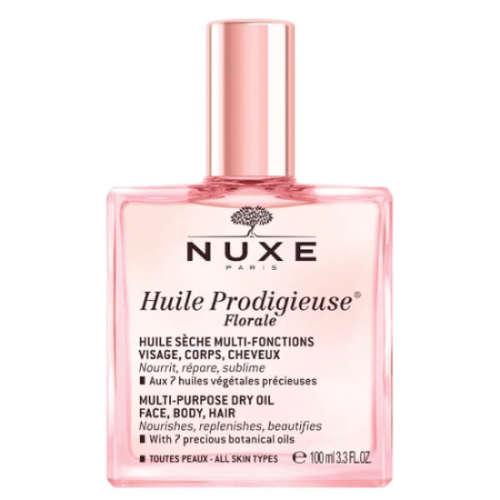 Nuxe Huile Prodigieuse Florale kuru yağ 100 ml yüz vücut saç için 7 bitkisel yağ Tsubaki argan macademia- 1