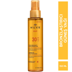 Nuxe - Nuxe Huile Solaire SPF 30 150 ML Bronzlaştırıcı Yağ Nuxe - Nuxe Huile Solaire SPF 30 150 ML Bronzlaştırıcı Yağ