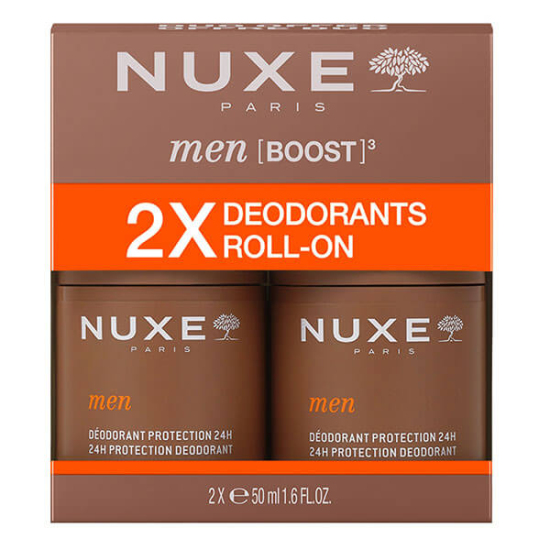 Nuxe Men deodorant roll-on 50 ml 2li paket 24 saat koruma ter kokusuna karşı alkol alüminyum tuzu paraben içermez- 1