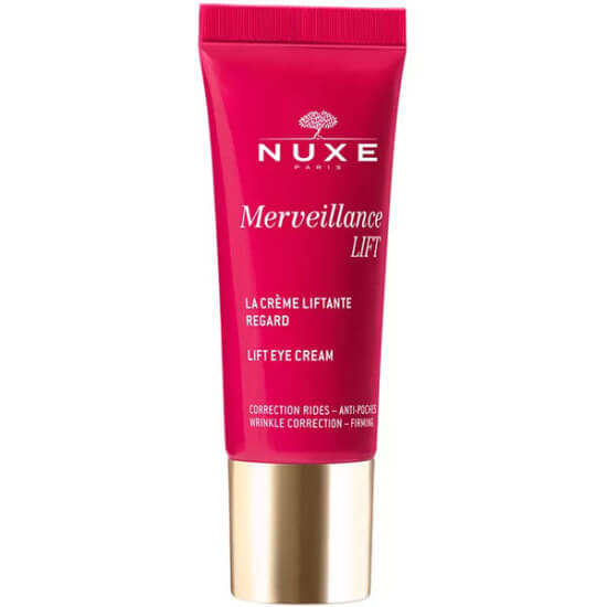Nuxe Merveillance Lift Eye Cream 15 ml sıkılaştırıcı göz kremi bitkisel kafein ve güngüzeli çiçeği oleoaktifli- 1