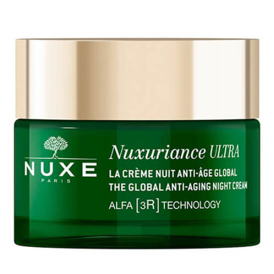 Nuxe Nuxuriance Ultra Anti Aging gece kremi 50 ml, yaşlanma karşıtı yüz nemlendirici gece bakımı kremi kavanoz- 1