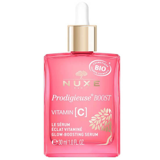 Nuxe Prodigieuse Boost aydınlatıcı serum 30 ml C vitaminli Ecocert sertifikalı organik ultra hafif yüz serumu- 1