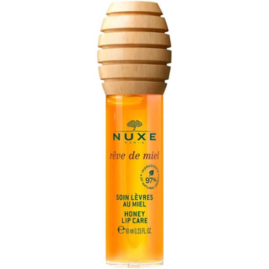 Nuxe Reve De Miel Lip Care 10 ml dudak balmı, Provence lavanta balı ve organik kamelya yağı, ahşap kapak- 1