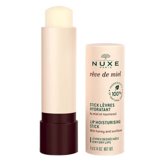 Nuxe Reve De Miel Stick Levres 4 gr dudak bakım kremi stick, bal ve ayçiçeği özlü, kuru çatlamış dudaklara- 1