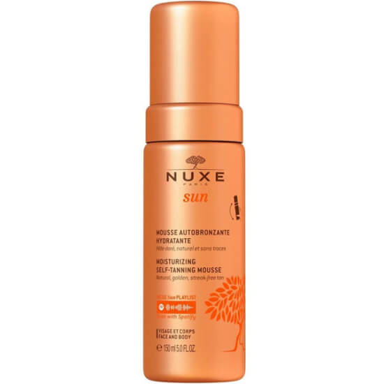 Nuxe Sun Mousse Autobronzante 150 ml bronzlaştırıcı köpük %98 doğal içerik nem destekli yumuşaklık hissi- 1