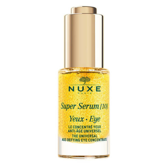 Nuxe Super Serum Eye 15 ml göz çevresi serumu, %96 doğal içerikli; hyalüronik asit, niasinamid, botanik kafeinli- 1