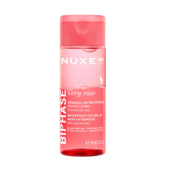 Nuxe Very Rose Biphase Waterproof Eye And Lip Make-Up Remover 100 ml