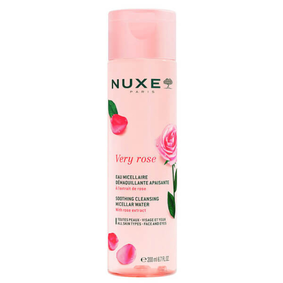 Nuxe Very Rose Eau Micellaire Apaisante micellar temizleme suyu 200 ml gül çiçek suyu özlü nazik makyaj temizleyici- 1