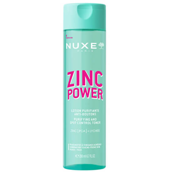 Nuxe Zinc Power Lotion 200 ml tonik ve losyon, çinko içerikli cilt bakım ürünü, günlük kullanım için şişe ambalaj- 1