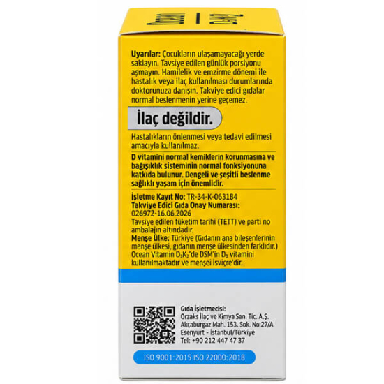 Ocean D3K2 Damla 30 ml - 3