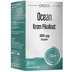 Orzax - Orzax Ocean Krom Pikolinat 90 Kapsül Takviye Edici Gıda Orzax - Orzax Ocean Krom Pikolinat 90 Kapsül Takviye Edici Gıda