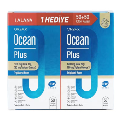 Orzax Ocean Plus Omega 3 1200 Mg 100 Soft Jel
