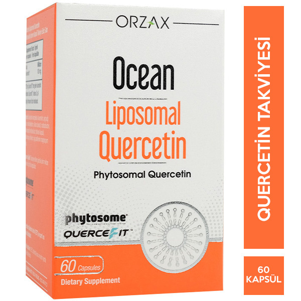 Orzax Ocean Quercetin 100 mg 60 Kapsül Kuersetin Takviyesi