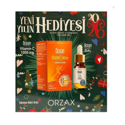 Ocean Yılbaşı Seti Vitamin C 1000 30 Tablet D3K2 Damla 20 ml