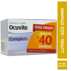 Ocuvite Complete - Ocuvite Complete 60 Kapsül 2li Paket Lutein Göz Vitamini Ocuvite Complete - Ocuvite Complete 60 Kapsül 2li Paket Lutein Göz Vitamini
