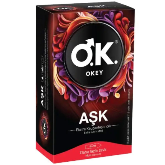 Okey Aşk Prezervatif 15'li - 1