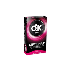 Okey Çifte Haz Prezervatif 10 Adet - Thumbnail