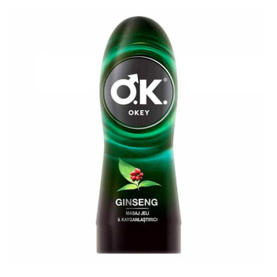 Okey masaj jeli kayganlaştırıcı 200 ml şeffaf jel, pratik kapaklı şişe, rahat kayganlık ve masaj için- 1