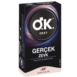 Okey Prezervatif Gerçek Zevk 12 Adet - Okey