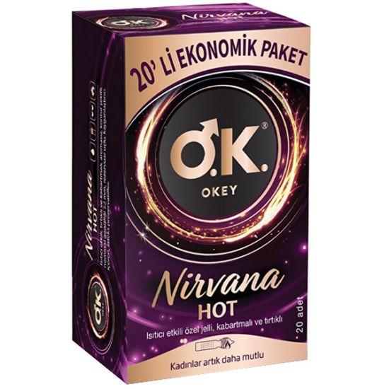  Okey Prezervatif Nirvana Hot 20 li - 1