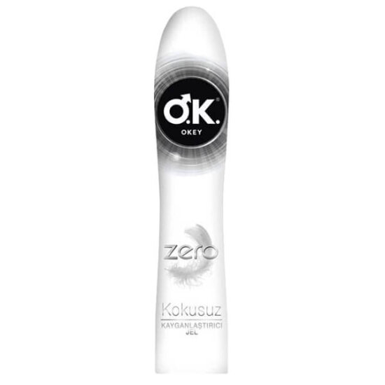 Okey Zero kayganlaştırıcı jel 100 ml kozmetik form, şeffaf su bazlı kayganlaştırıcı, pratik kapaklı tüp ambalaj- 1