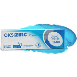 Oksizinc - Oksizinc %40 Çinko Oksit Pomat 100 GR Oksizinc - Oksizinc %40 Çinko Oksit Pomat 100 GR
