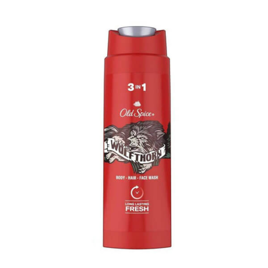 Old Spice Wolfthorn 3 In1 Duş Jeli Şampuan 400 ml - 1