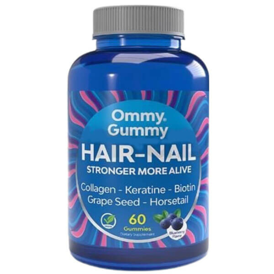  Ommy Gummy Hair Nail 60 Gummies - 1