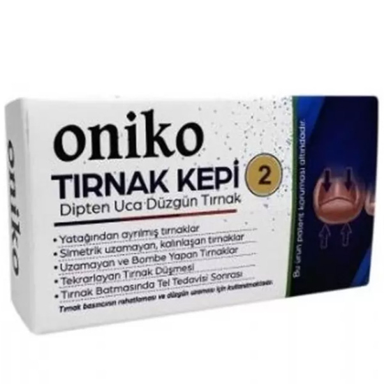 Oniko Tırnak Kepi No 2 tırnak bakım aksesuarı pratik kullanım sağlayan tırnak koruyucu kep- 1