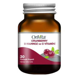 Onvita Cranberry D Mannoz C Vitamini 30 Kapsül - Onvita