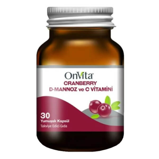  Onvita Cranberry D Mannoz C Vitamini 30 Kapsül - 1