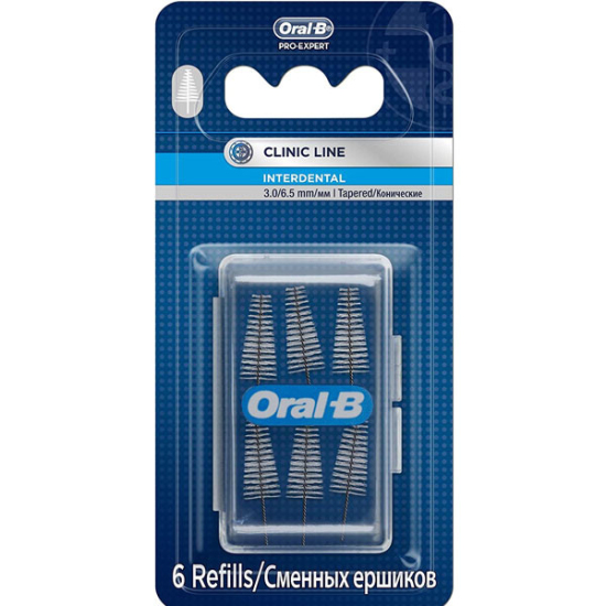 Oral B Arayüz Diş Fırçası Yedeği Eğimli 6 Adet - 1