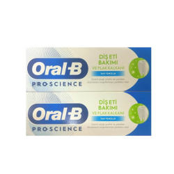 Oral-B Diş Eti Bakımı ve Plak Kalkani Diş Macunu 50 ml 2 li - Oral B