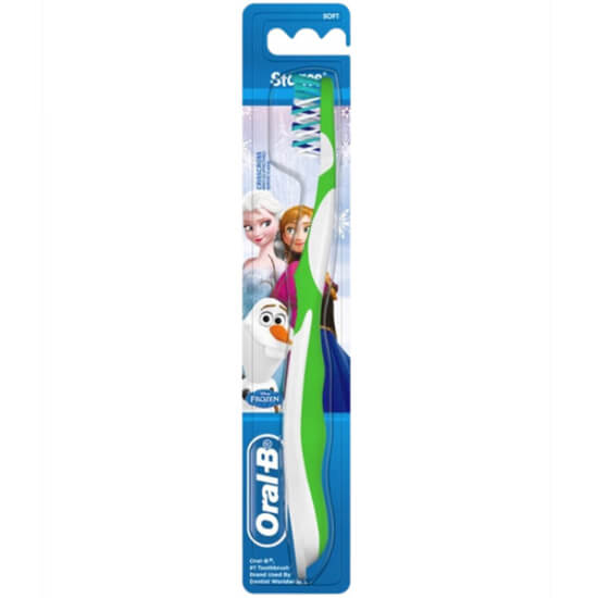 Oral-B Pro Expert Frozen 8 yaş+ çocuk diş fırçası, küçük ellere uygun sap, hassas diş etlerine nazik temizlik- 1