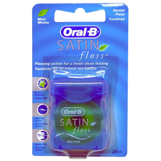  Oral-B Diş İpi Satin Floss Mint 25 m - 1