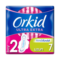 Orkid - Orkid Ultra Hijyenik Ped Extra Uzun 7 li Orkid - Orkid Ultra Hijyenik Ped Extra Uzun 7 li