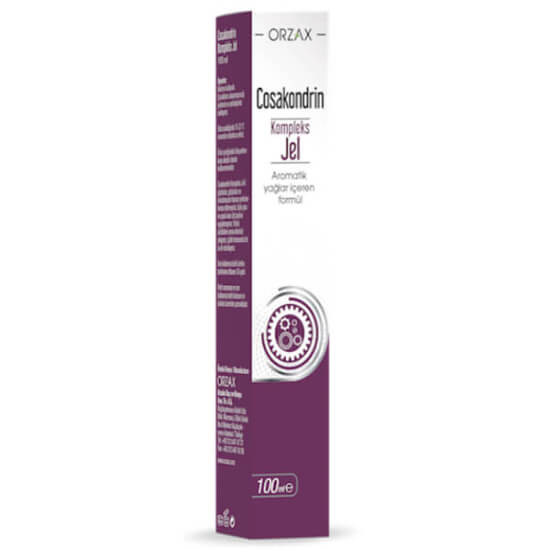 Orzax Cosakondrin Jel 100 ml topikal jel hyaluronik asit boswellia serrata zencefil okaliptüs lavanta arnika- 1
