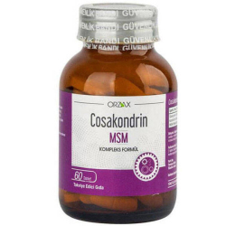 Orzax - Orzax Cosakondrin MSM Complex 60 Tablet Gıda Takviyesi Orzax - Orzax Cosakondrin MSM Complex 60 Tablet Gıda Takviyesi