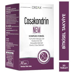 Orzax - Orzax Cosakondrin Nem 30 Tablet Orzax - Orzax Cosakondrin Nem 30 Tablet