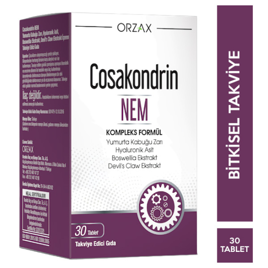 Orzax Cosakondrin Nem 30 Tablet - 1