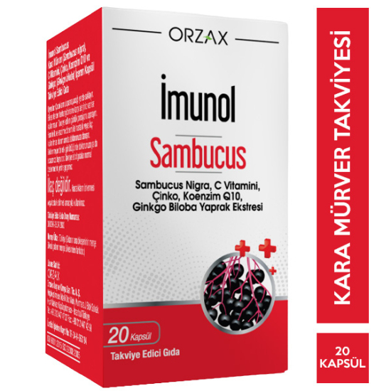Orzax İmunol Sambucus 20 Kapsül - 1
