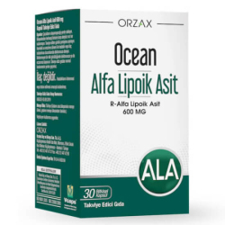 Orzax Ocean Alfa Lipoik Asit 600 mg 30 Tablet - Orzax