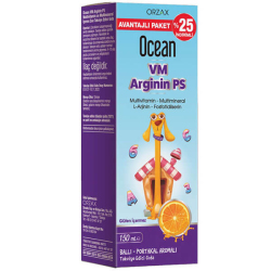 Orzax Ocean Arginin PS 150 ml - Avantajli Paket %25 Indirimli - Orzax